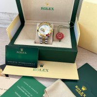 Rolex Oyster Perpetual Мъжки Часовник с луксозна кутия и карта, снимка 5 - Мъжки - 44351454