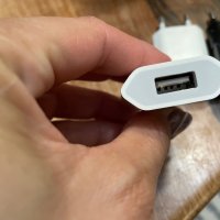 Адаптер usb apple , снимка 2 - Оригинални зарядни - 41211193