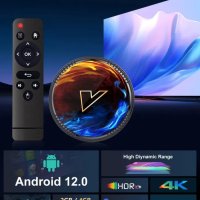 TV Box Vontar H1, 2/16GB, Smart TV, ТВ Бокс, 4K HDR, IPTV, WiFi 6, Android 12, снимка 2 - Приемници и антени - 41425135