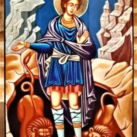 Икона на Свети Пророк Данаил, ikona Sveti Prorok Danail, снимка 1 - Икони - 16145575