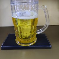 Халба чаша средна тумбеста - изглежда винаги пълна , замръзва в камерата и се пие ледена бира, снимка 3 - Декорация за дома - 41144843