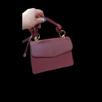 Малка дамска чанта с къса дръжка с възли 23х15х6см, снимка 3 - Чанти - 44329805