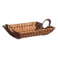 Декоративна плетена кошница , снимка 2 - Аксесоари за кухня - 40345206