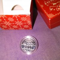 Сребърна пара с кутия нова Нац лотария 2017г лимитирана серия-7,01гр- проба 999 сребро, снимка 1 - Нумизматика и бонистика - 39842441