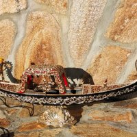 венецианска гондола - сувенир, снимка 3 - Антикварни и старинни предмети - 44271785