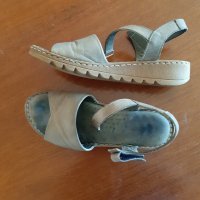 Дамски сандали от естествена кожа , снимка 2 - Сандали - 41414476