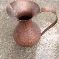 Немска медна ваза кана, снимка 1 - Антикварни и старинни предмети - 40447735