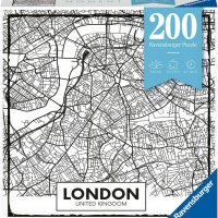 Ravensburger Puzzle 12963 Big City Life London Map  - Пъзел от 200 части НОВО, снимка 1 - Игри и пъзели - 38843224