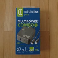 cellularline MULTIPOWER 2 Combo Plus зарядно 48W, снимка 1 - Оригинални зарядни - 39312316