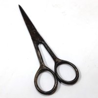 Стара фризьорска ножица, ножици(12.2), снимка 2 - Антикварни и старинни предмети - 44308235