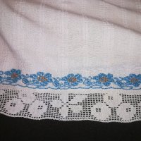 Старинна дълга женска риза ръчно везана, снимка 6 - Други - 41976413