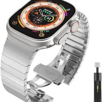 Нова Каишка за Apple Watch за жени и мъже iwatch Неръждаема стомана Подарък, снимка 1 - Каишки за часовници - 42254259
