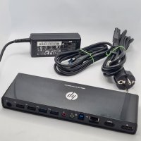USB3 Port Replicator хъб HDMI DP  HP 3005pr , снимка 1 - Части за лаптопи - 42516883