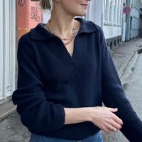 Модерна дамска блуза/пуловер Швейцария, снимка 8 - Блузи с дълъг ръкав и пуловери - 44458399