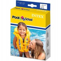 НОВИ! Детска надуваема жилетка Intex Pool School 18-30кг. 3-6г., снимка 2 - Водни спортове - 39882462