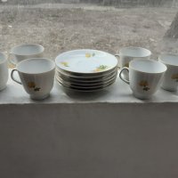 Немски порцелан Bavaria маркировка сервиз за чай 12 части, снимка 2 - Антикварни и старинни предмети - 35994312