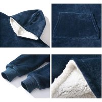 Меко одеяло с ръкави и качулка , снимка 3 - Олекотени завивки и одеяла - 42441940
