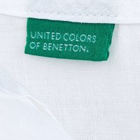 Дълга ленена пола А-силует BENETTON , снимка 6 - Поли - 41328351