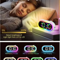Детски будилник OCUBE със светлина за събуждане, снимка 3 - Друга електроника - 42714197