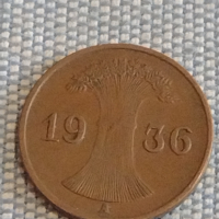 Лот монети 6 броя райхспфенинга Германия различни години и номинали за КОЛЕКЦИОНЕРИ 31523, снимка 7 - Нумизматика и бонистика - 44528553