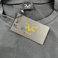 Мъжка тениска 19V69 Italia by Versace 19.69 Azir L блуза с къс ръкав, снимка 7 - Тениски - 41264214