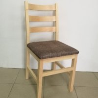 Трапезен стол бук Виктория натурален цвят, извита облегалка, снимка 3 - Столове - 40289842