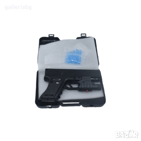 Пистолет с лазер в куфарче, снимка 1