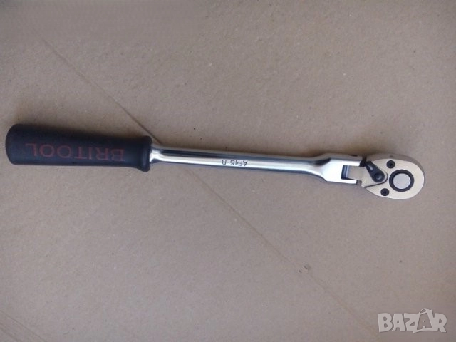 BRITOOL 3/8 тресчотка с въртяща глава,halfords advanced 3/8 тресчотка,britool 3/8 синя тресчотка, снимка 1