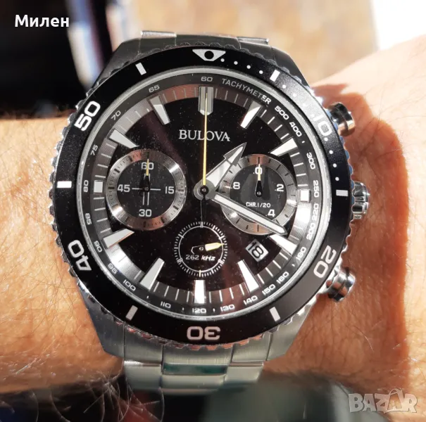 Bulova 262khz Chronograph , снимка 1