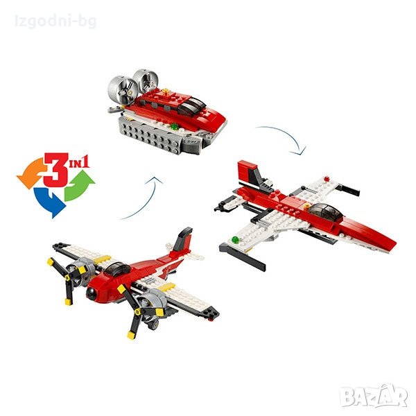 Конструктор 3 в 1! Два вида самолети и ховър!, снимка 1