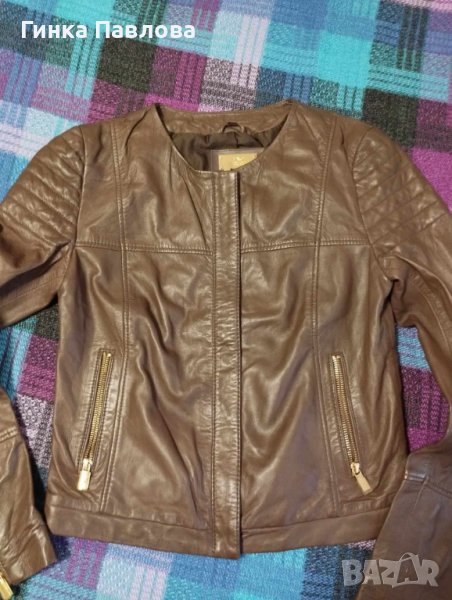 Манго- дамско кожено яке -36, снимка 1