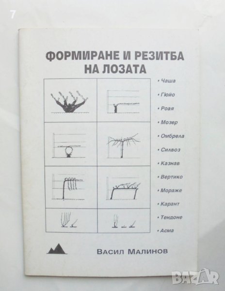 Книга Формиране и резитба на лозата - Васил Малинов 1999 г., снимка 1
