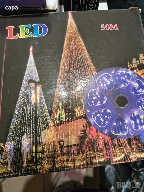 Коледни светлини 50м , снимка 1