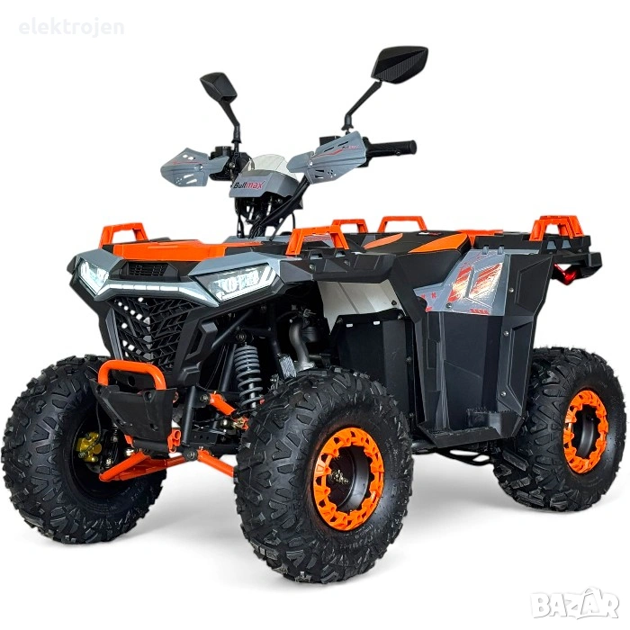 ATV BULLMAX POWERSPORT 150CC полуавтоматични скорости, мощният мотор - 2026г, 8” Гуми, С Теглич, снимка 1