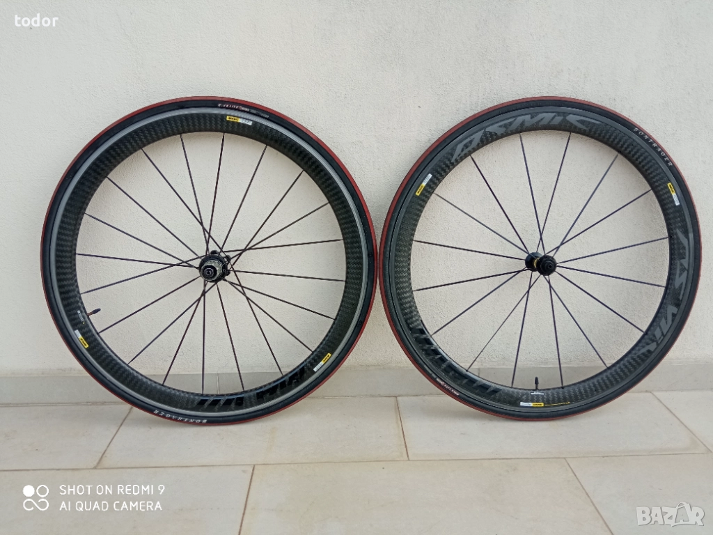 карбонови капли с гуми.28 цола., снимка 1