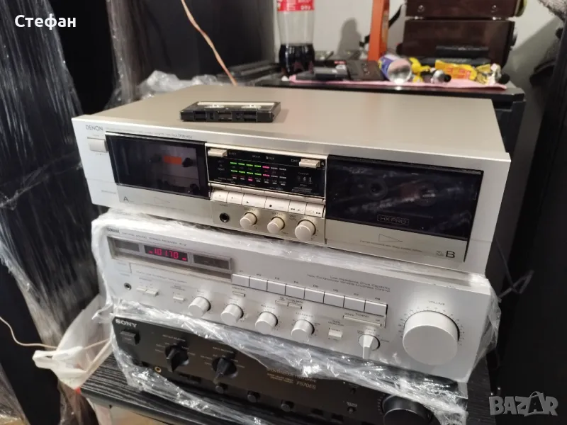 Denon  двоен касетен дек (DRW-650), снимка 1