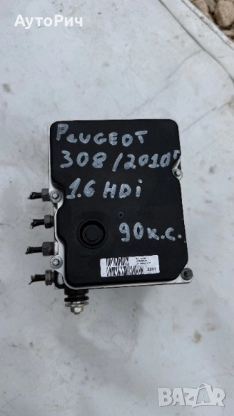 ABS Modul АБС помпа Модул Peugeot 308 1.6 HDI 2010г. Пежо 308 , снимка 1
