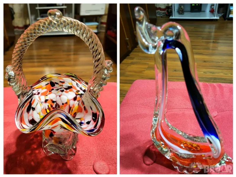 Кошнички от цветно стъкло , снимка 1