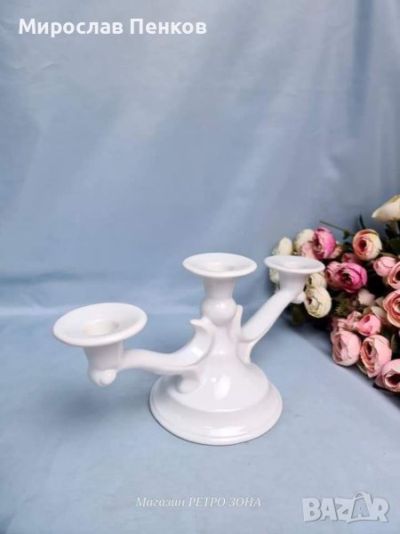 Порцеланов свещник, снимка 1