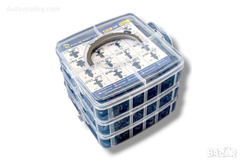 Универсални щипки Automat, 620бр, За тапицерия, Брони Панели и др., снимка 1