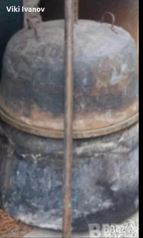 Стар меден Казан 120литра от стария материал, снимка 1