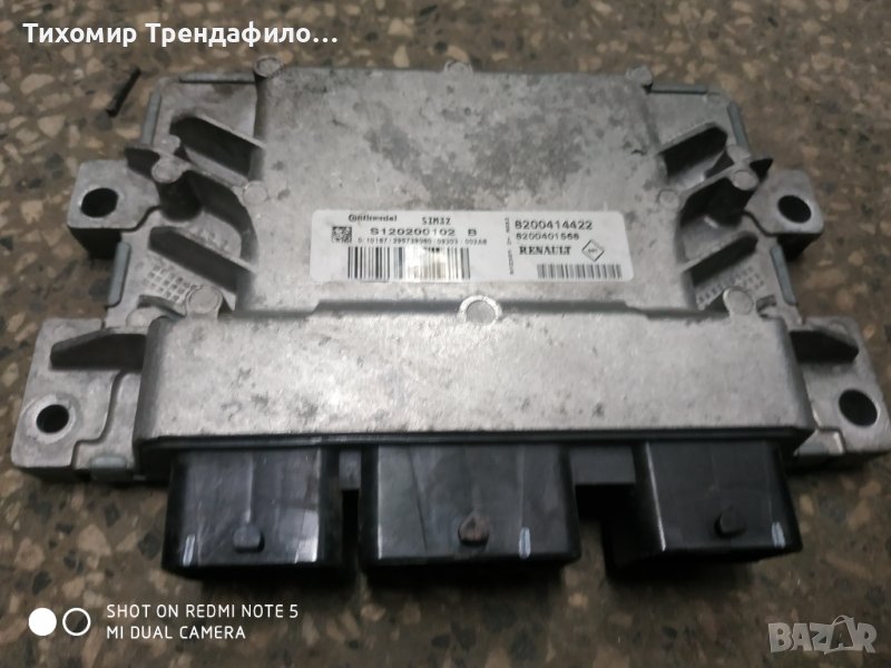 ECU RENAULT MODUS 1.2 S120200102B , SIM32 , 8200414422, 8200401568, компютър рено S120200102 B, снимка 1