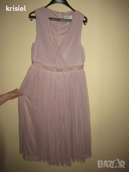 НЕЖНА МНОГО КРАСИВА ОФИЦИАЛНА РОКЛЯ--XL номер, снимка 1