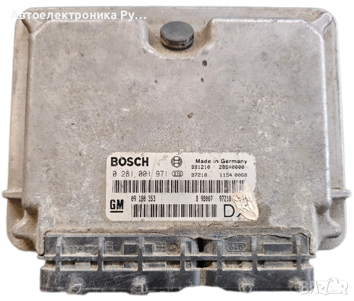 Компютър Opel Astra G 2.0DTI 1998г. ,0281001971, 09180353, снимка 1