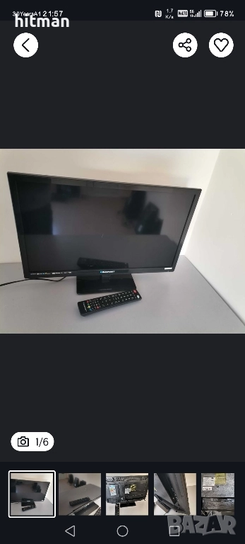 Blaupunkt LED TV 32" 100лв, снимка 1