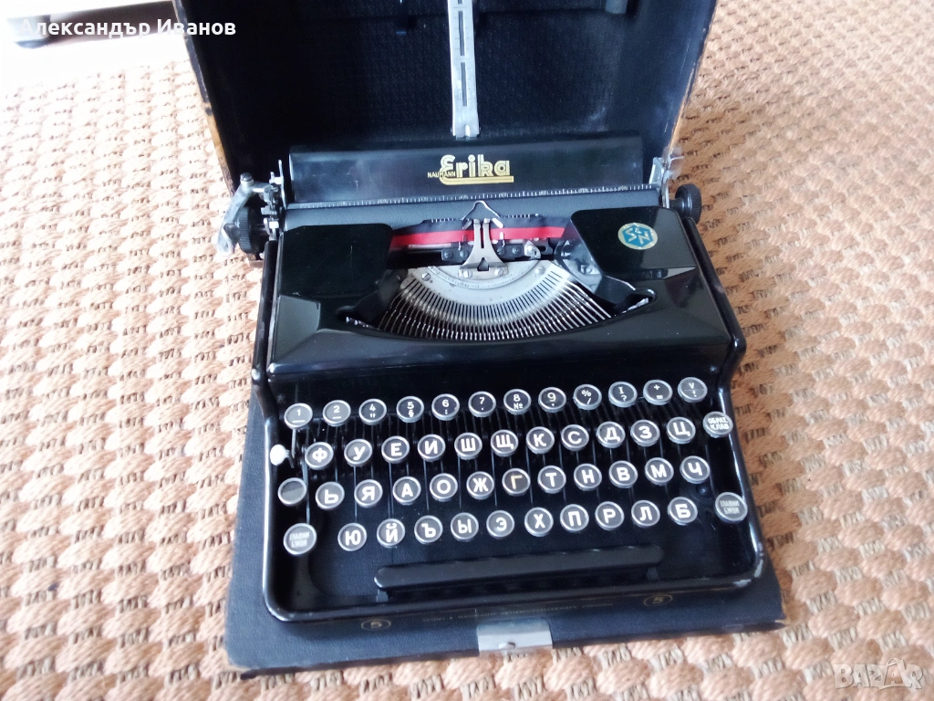  Германска пишеща машина ERIKA 1943 г., снимка 1