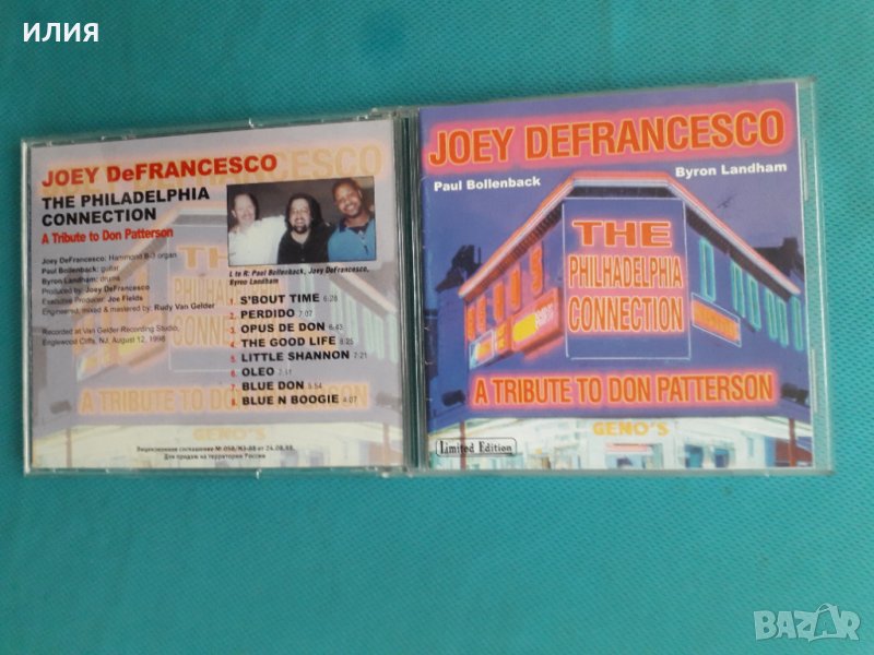 Joey DeFrancesco- 1998- The Philadelfia Connection ( A Tribute To Don Patterson)(Jazz,Hammond Organ), снимка 1