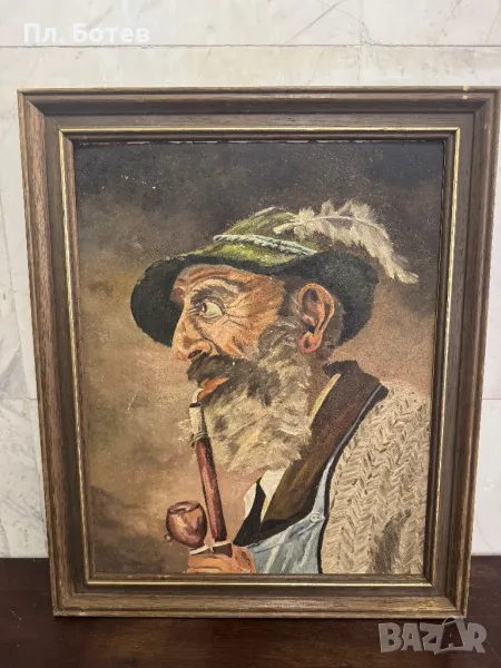 Стара маслена картина, снимка 1