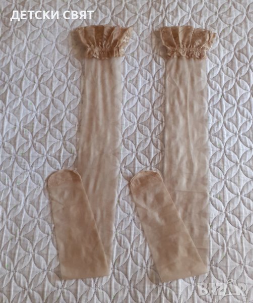 Нови дамски чорапи с дантела , снимка 1