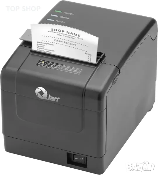 Tермален етикетен принтер Qian 80mm с Bluetooth, WiFi, снимка 1